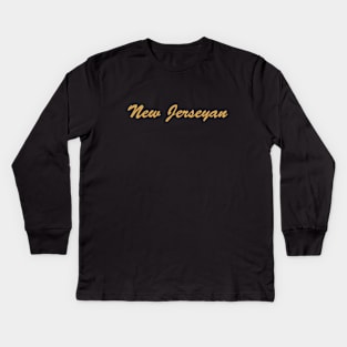 New Jerseyan Kids Long Sleeve T-Shirt